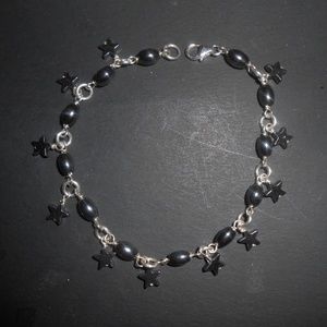 handmade 925 sterling silver hematite star 7.5''